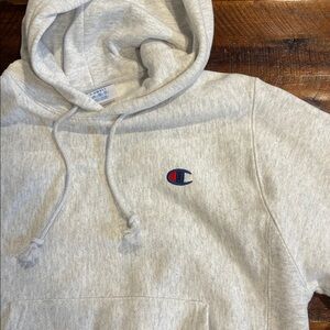 NWT Champion reverse weave light Gray Hoodie XS